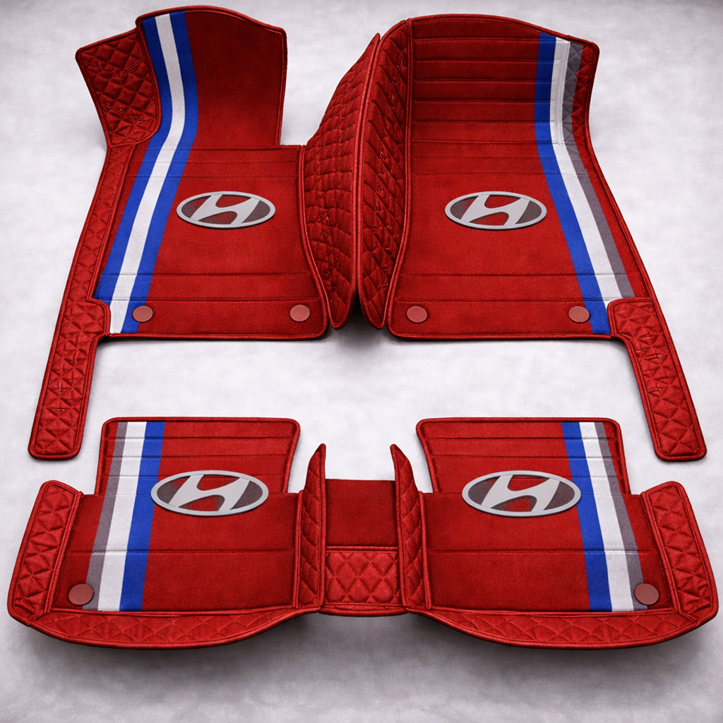 Set premium de covorașe auto din PVC și piele: protecție completă, rezistente la apă și perfecte pentru orice sezon – set complet față + spate.