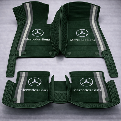 Set premium de covorașe auto din PVC și piele: protecție completă, rezistente la apă și perfecte pentru orice sezon – set complet față + spate.