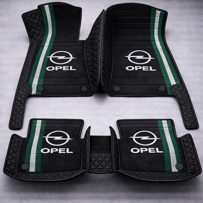 Set premium de covorașe auto din PVC și piele: protecție completă, rezistente la apă și perfecte pentru orice sezon – set complet față + spate.