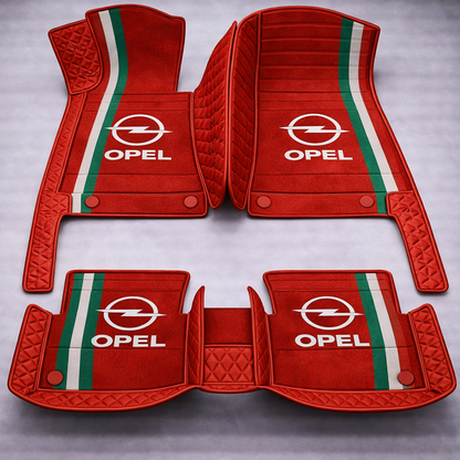 Set premium de covorașe auto din PVC și piele: protecție completă, rezistente la apă și perfecte pentru orice sezon – set complet față + spate.