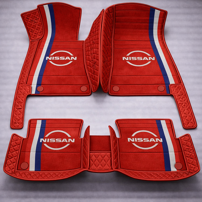 Set premium de covorașe auto din PVC și piele: protecție completă, rezistente la apă și perfecte pentru orice sezon – set complet față + spate.