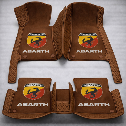 Set premium de covorașe auto din PVC și piele: protecție completă, rezistente la apă și perfecte pentru orice sezon – set complet față + spate.