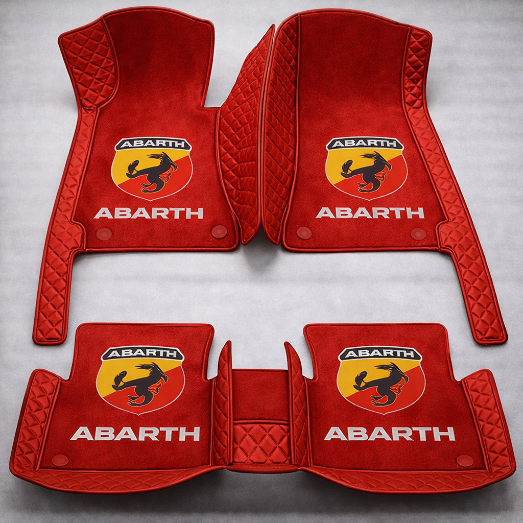 Set premium de covorașe auto din PVC și piele: protecție completă, rezistente la apă și perfecte pentru orice sezon – set complet față + spate.