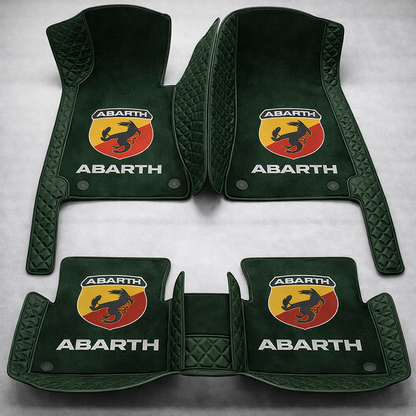 Set premium de covorașe auto din PVC și piele: protecție completă, rezistente la apă și perfecte pentru orice sezon – set complet față + spate.