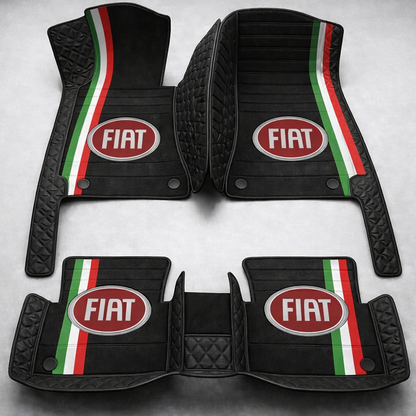 Set premium de covorașe auto din PVC și piele: protecție completă, rezistente la apă și perfecte pentru orice sezon – set complet față + spate.