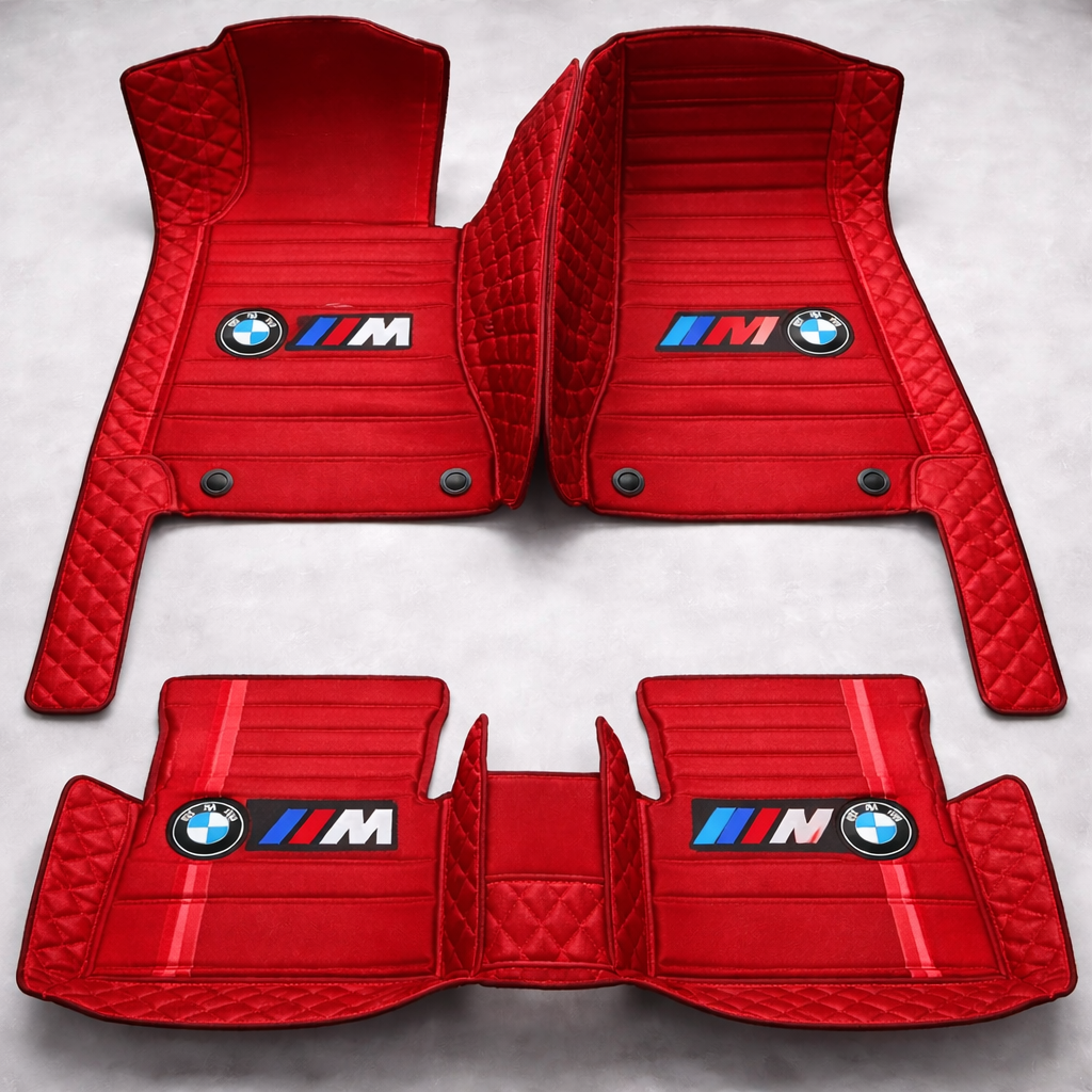 Set premium de covorașe auto din PVC și piele: protecție completă, rezistente la apă și perfecte pentru orice sezon – set complet față + spate.