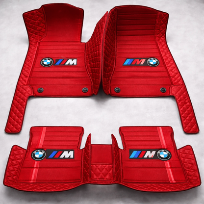 Set premium de covorașe auto din PVC și piele: protecție completă, rezistente la apă și perfecte pentru orice sezon – set complet față + spate.