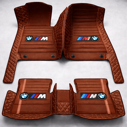 Set premium de covorașe auto din PVC și piele: protecție completă, rezistente la apă și perfecte pentru orice sezon – set complet față + spate.