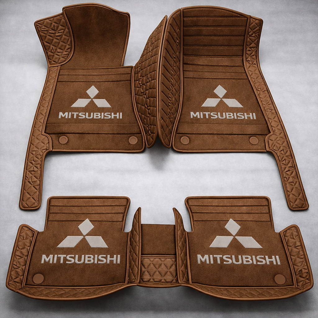 Set premium de covorașe auto din PVC și piele: protecție completă, rezistente la apă și perfecte pentru orice sezon – set complet față + spate.