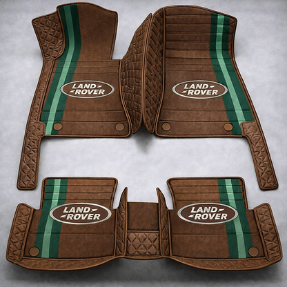 Set premium de covorașe auto din PVC și piele: protecție completă, rezistente la apă și perfecte pentru orice sezon – set complet față + spate.