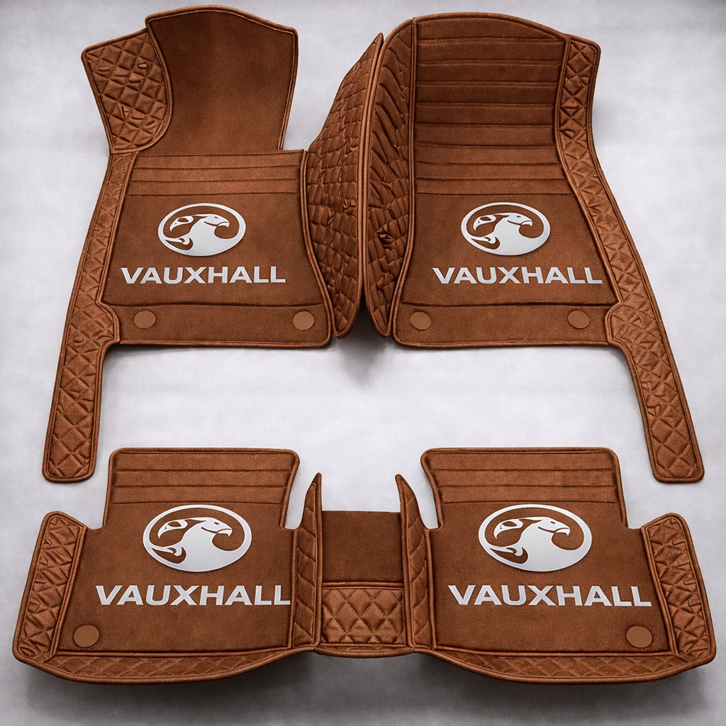 Set premium de covorașe auto din PVC și piele: protecție completă, rezistente la apă și perfecte pentru orice sezon – set complet față + spate.