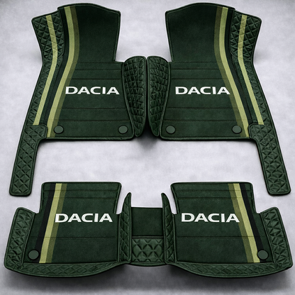 Set premium de covorașe auto din PVC și piele: protecție completă, rezistente la apă și perfecte pentru orice sezon – set complet față + spate.