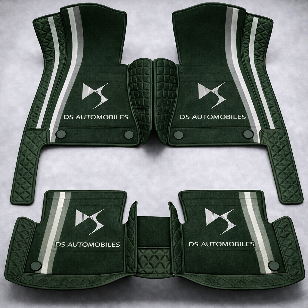 Set premium de covorașe auto din PVC și piele: protecție completă, rezistente la apă și perfecte pentru orice sezon – set complet față + spate.