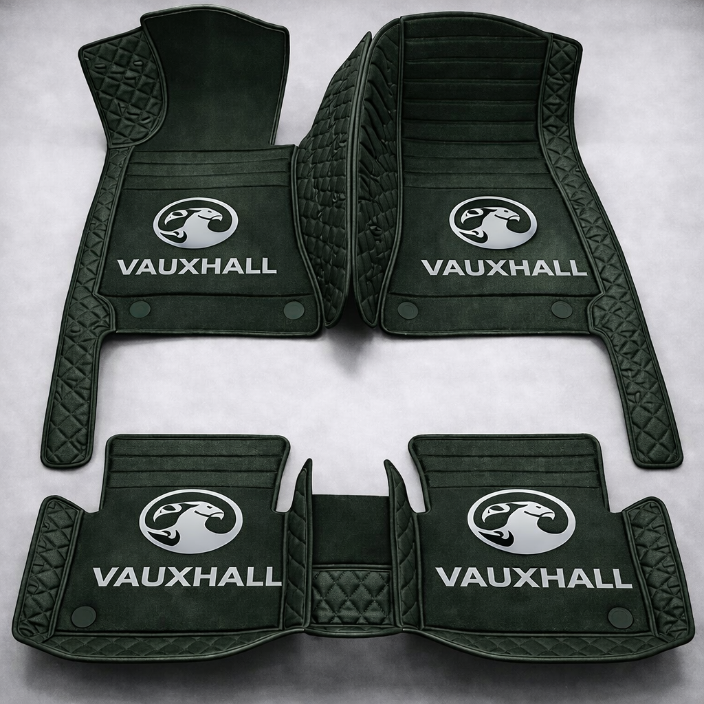 Set premium de covorașe auto din PVC și piele: protecție completă, rezistente la apă și perfecte pentru orice sezon – set complet față + spate.