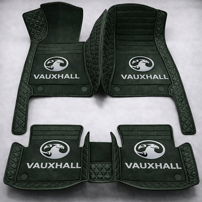 Set premium de covorașe auto din PVC și piele: protecție completă, rezistente la apă și perfecte pentru orice sezon – set complet față + spate.