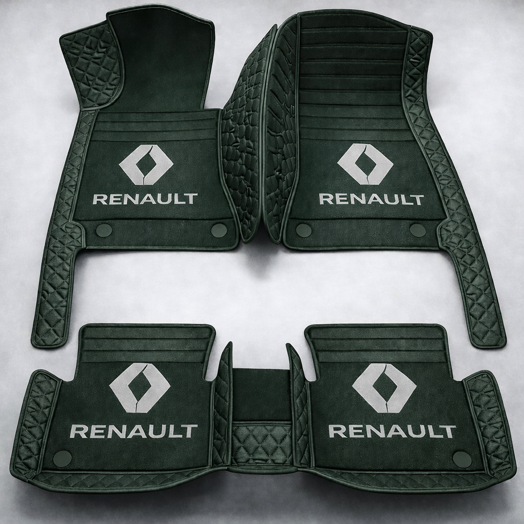 Set premium de covorașe auto din PVC și piele: protecție completă, rezistente la apă și perfecte pentru orice sezon – set complet față + spate.