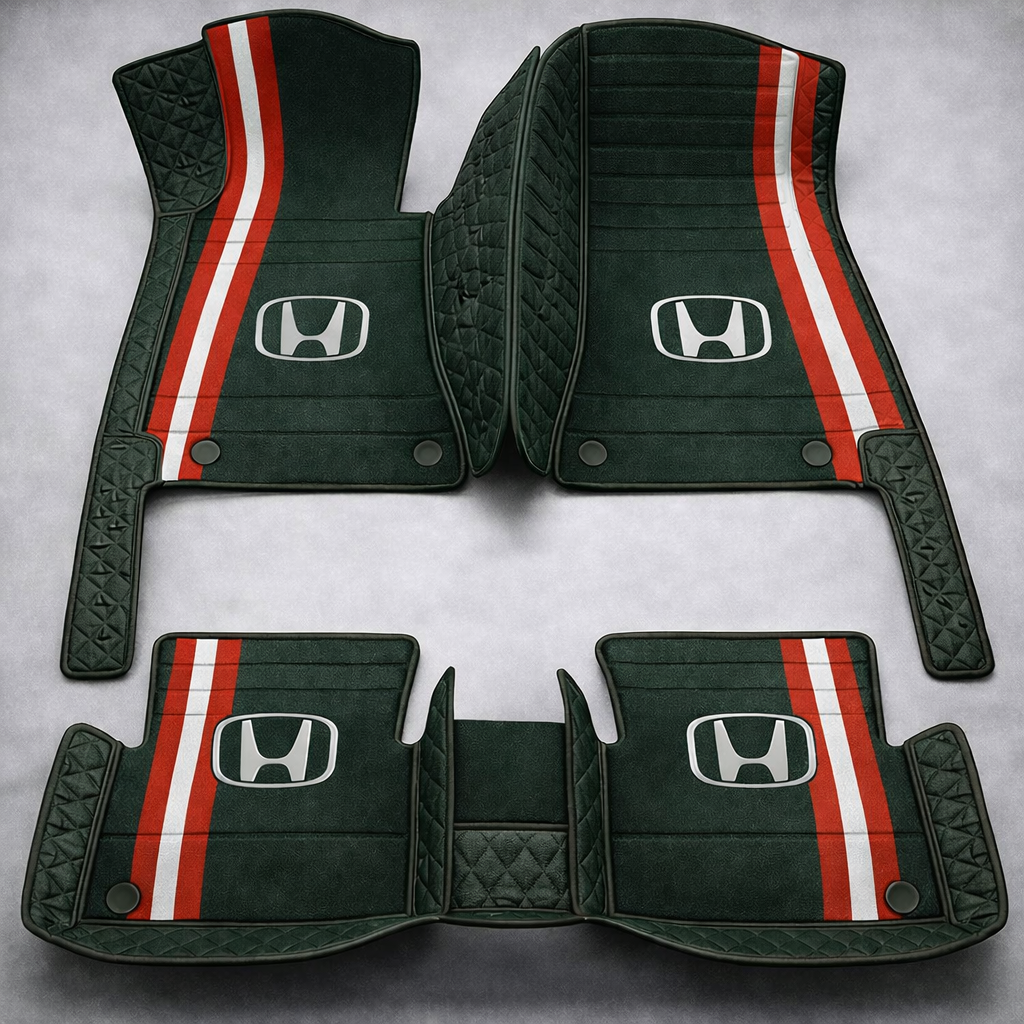 Set premium de covorașe auto din PVC și piele: protecție completă, rezistente la apă și perfecte pentru orice sezon – set complet față + spate.