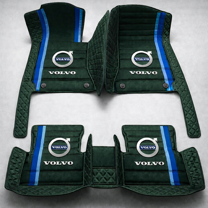 Set premium de covorașe auto din PVC și piele: protecție completă, rezistente la apă și perfecte pentru orice sezon – set complet față + spate.