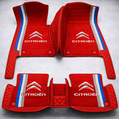 Set premium de covorașe auto din PVC și piele: protecție completă, rezistente la apă și perfecte pentru orice sezon – set complet față + spate.