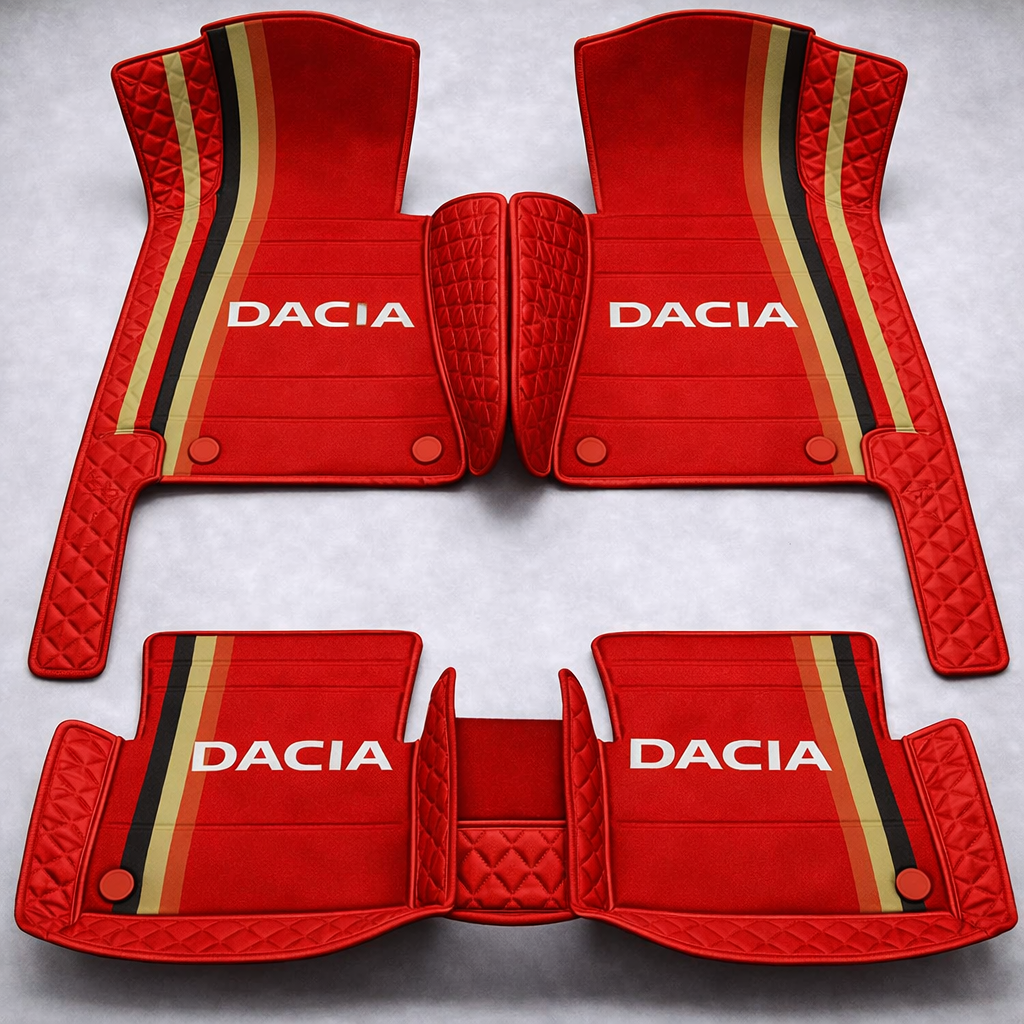 Set premium de covorașe auto din PVC și piele: protecție completă, rezistente la apă și perfecte pentru orice sezon – set complet față + spate.