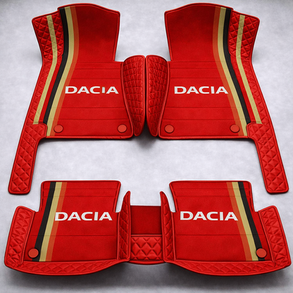 Set premium de covorașe auto din PVC și piele: protecție completă, rezistente la apă și perfecte pentru orice sezon – set complet față + spate.