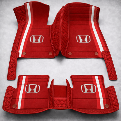 Set premium de covorașe auto din PVC și piele: protecție completă, rezistente la apă și perfecte pentru orice sezon – set complet față + spate.