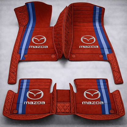 Set premium de covorașe auto din PVC și piele: protecție completă, rezistente la apă și perfecte pentru orice sezon – set complet față + spate.